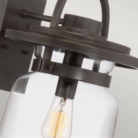 Quintiesse kinkiet zewnętrzny Lasalle E27 brązowy IP44 QN-LASALLE-L-WT