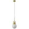 Step Into Design lampa wisząca Pearl E27 złota MP0093