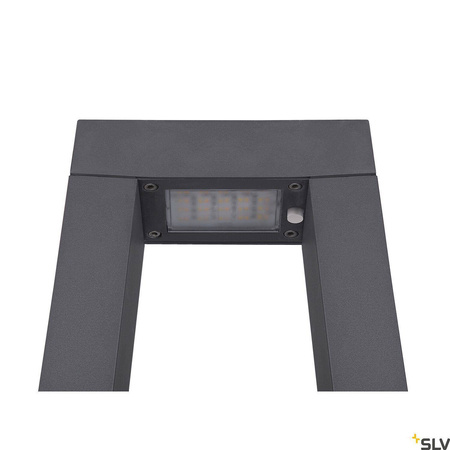 SLV lampa stojąca zewnętrzna LED Bookat 15W 1240lm 3000/4000K antracytowa 113cm 1005441