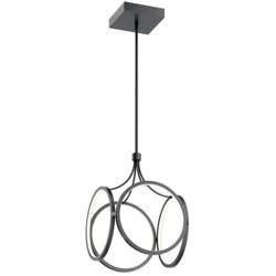 Quintiesse lampa wisząca LED Ciri 45W 1682lm 3000K czarna QN-CIRI-P-MBK