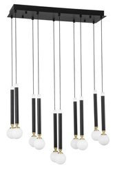 Luces Exclusivas lampa wisząca LED Union 10x(5W 240lm 3000K) 50W 2400lm czarno/mosiężno/biała LE41812