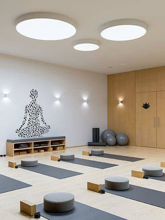 AQForm plafon LED Big Size next 21,5W 2340lm 4000K AQsmart biały struktura Ø66cm 40237-A940-D9-DB-13