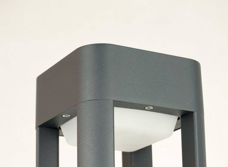 Su-ma kinkiet zewnętrzny Kwadrat GX53 szary IP54 FKW-K100