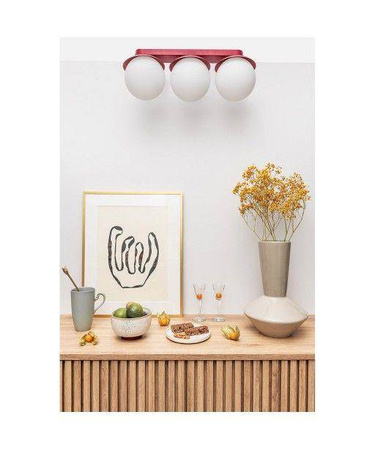 Ummo plafon Kuul B 3xG9 burgund KLB34000