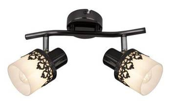 Rabalux kinkiet (reflektorki) Lacey 2xE14 czarno/biały 5342