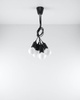Sollux lampa wisząca Diego 5 5xE27 czarna SL.0574