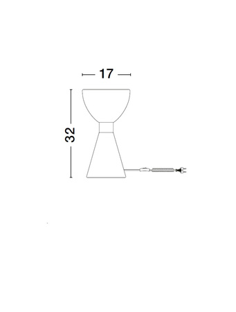 Luces Exclusivas lampa stołowa LED Tarabuco 8W 227lm 3000K wys. 32 cm złota LE44686