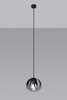 Sollux lampa wisząca Tulos 1 E27 czarna SL.1087