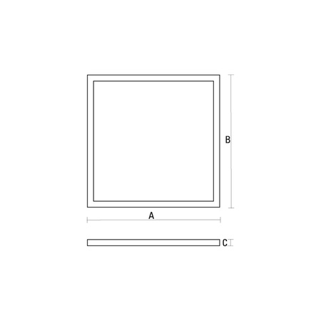 Spectrum panel LED Algine 45W 4500lm 4000K biały 60x60cm SLI035038NW