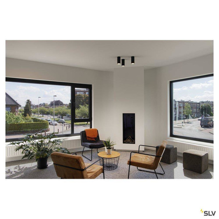 SLV plafon techniczny LED Anela 11W 620lm 3000K czarny 1000807