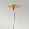 Quintiesse lampa wisząca Nula E27 biało/złota QN-NULA-1P