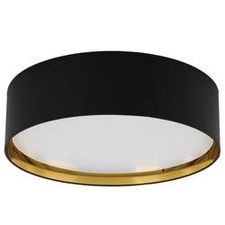TK Lighting plafon Bilbao 4xE27 czarno/złoty 3432