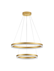 Luces Exclusivas lampa wisząca LED Acacio ściemnialna Ø 60 cm 52W 5684lm 3000K IP20 złota LE43557