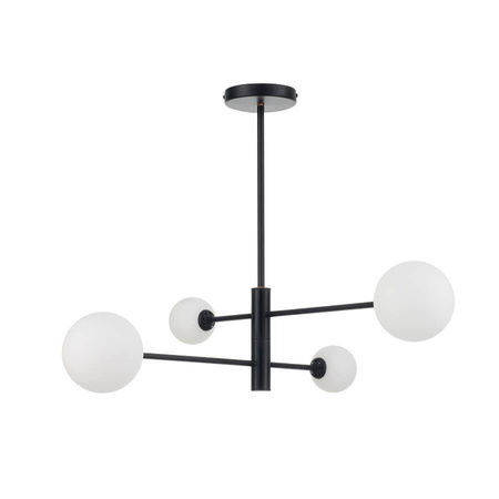 Light Prestige żyrandol / lampa wisząca Dorado 4 4xG9 czarno/biała LP-002/4P BK