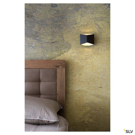 SLV kinkiet techniczny LED Cariso 11W 200lm 2700K czarny 151710