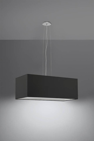 Sollux żyrandol / lampa wisząca Santa Bis 80 3xE27 czarno/biała SL.0780