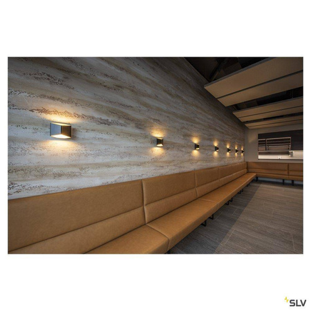 SLV kinkiet techniczny LED Cariso 11W 200lm 2700K czarny 151710