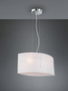 Trio żyrandol / lampa wisząca Elisa 2xE27 biało/srebrna 312200200