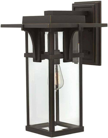 Elstead kinkiet zewnętrzny Manhattan (Hk) E27 brązowy IP44 HK-MANHATTAN2-L