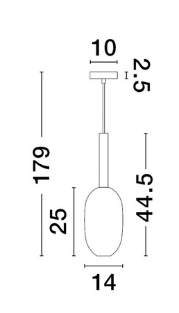 Luces Exclusivas lampa wisząca LED Bajos Ø 14 cm G9 1x5W IP20 złota LE43393