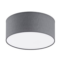 TK Lighting plafon Rondo E27 szary 3332