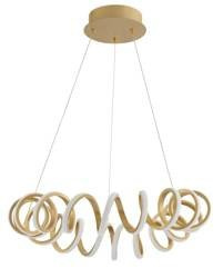 Luces Exclusivas lampa wisząca LED Godoy 45W 3375lm 3000K złota LE41642