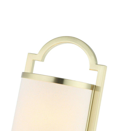 Orlicki Design kinkiet Libero Parette 2xE14 biało/złoty OR84542