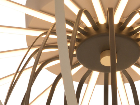 Aviano Lighting lampa sufitowa LED Salo ściemnialna 55W 5500lm 3000K piaskowa 9033-113