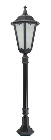 Su-ma lampa stojąca zewnętrzna Retro Maxi E27 czarna/patyna 120cm IP43 K 5002/2/BD 45