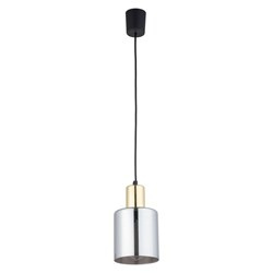 TK Lighting lampa wisząca Sierra E27 czarno/złota 6661