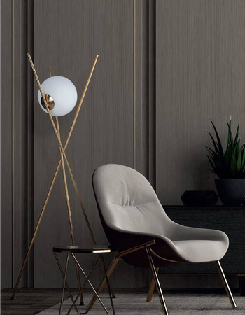 Maxlight lampa podłogowa Xena E27 mosiężna 150cm F0055