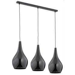 Argon lampa wisząca Santana 3xE27 czarna 1409