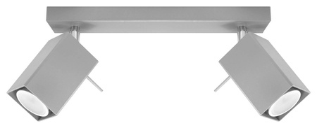 Sollux plafon Merida 2 2xGU10 szary SL.0456