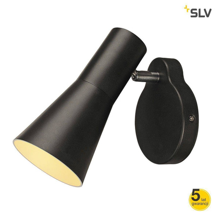 SLV kinkiet (reflektorek) Phelia GU10 czarny 148540
