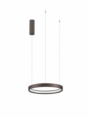 Luces Exclusivas lampa wisząca LED Zacapu ściemnialna Ø 40 cm 22W 2552lm 3000K IP20 brązowa LE44321