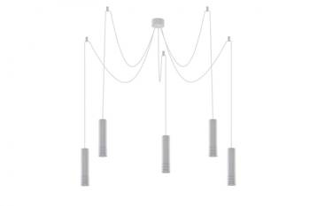 Azzardo lampa wisząca Locus L 5 5xGU10 biała AZ3406