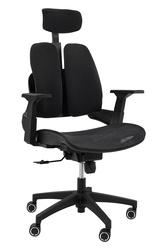 King Home Fotel biurowy VENTILER czarny KH1501100111