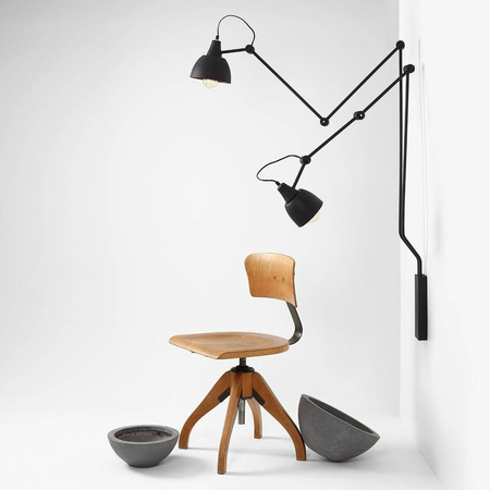 Aldex kinkiet Aida 2xE27 czarny 842D