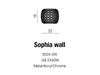 Azzardo kinkiet Sophia Wall 2xG9 chrom AZ2520
