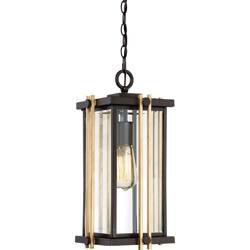 Elstead lampa wisząca zewnętrzna Goldenrod E27 brązowa IP44 QZ-GOLDENROD8-M