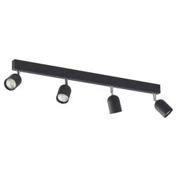 TK Lighting plafon (reflektorki) Top 4xGU10 czarny 1009