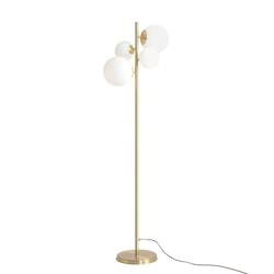 Aldex lampa podłogowa Bloom 2xE27 + 2xE14 mosiężna 161cm 1091A40
