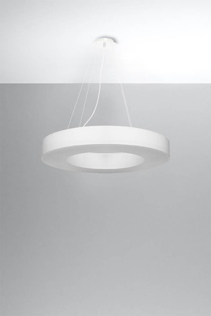 Sollux lampa wisząca Saturno Slim 70 6xE27 biała SL.0753
