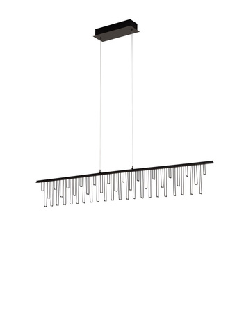 Luces Exclusivas lampa wisząca LED Huaraz ściemnialna 17W 1355lm 3000K IP20 czarna LE44446