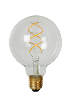 Lucide żarówka LED G95 E27 Filament Ø 9,5 cm ściemnialna 1x5W 2700K transparentna 49032/05/60