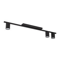 TK Lighting plafon Logan 3xGU10 czarny 4565