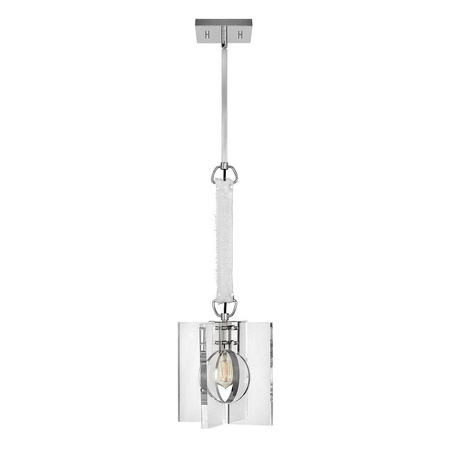 Quintiesse lampa wisząca Ludlow E27 nikiel QN-LUDLOW-1P-PN