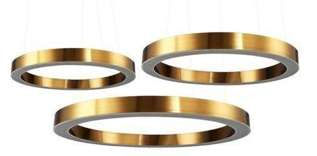Step Into Design żyrandol  / lampa wisząca LED Circle 112W 10640lm 3000K (+pilot) mosiężna 60+80+80cm ST-8848-60+80+80 brass