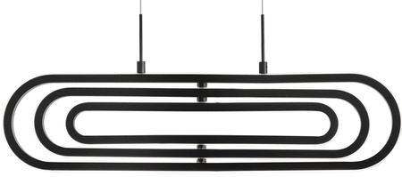 Luces Exclusivas lampa wisząca LED Hoyo 50W 3500lm 3000K czarna LE41403
