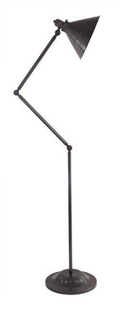 Elstead lampa podłogowa Provence E27 brązowa 167,3cm PV-FL-OB